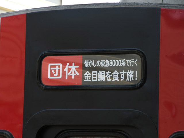 ダーリンハニー吉川正洋といく!!懐かしの東急8000系金目きっぷツアーの画像