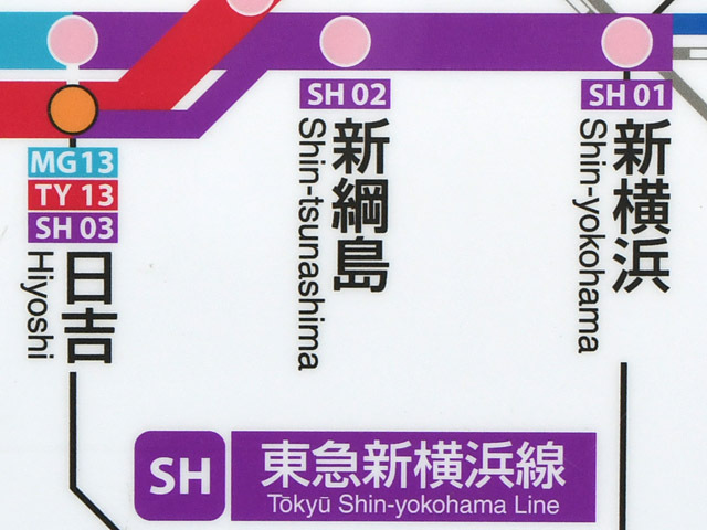 東急新横浜線停車駅の変遷の画像