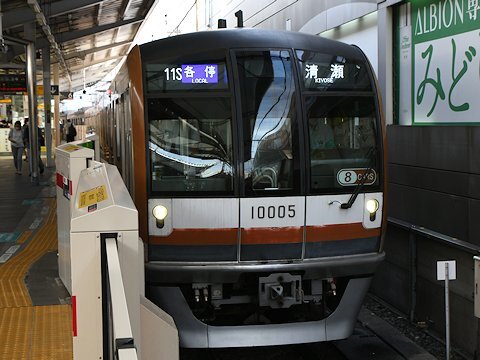 東京メトロ10000系 10105F 8連化の画像