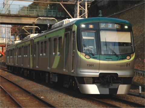 7101F 池上線・東急多摩川線内で試運転の画像