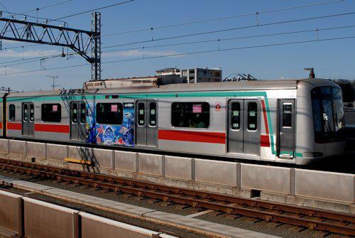 ディズニークリスタルマジックラッピング電車 田園都市線編の画像