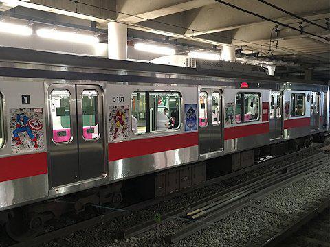 ディズニークリスタルマジックラッピング電車 目黒線編の画像