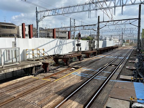 奥沢駅改良工事 2020年8月編の画像