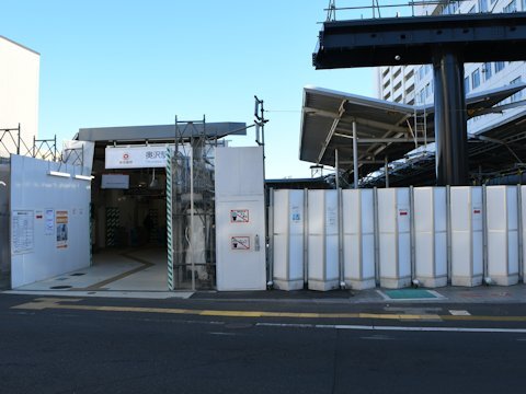 奥沢駅改良工事 2021年1月編の画像