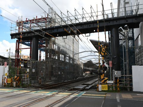 奥沢駅改良工事 2021年8月編の画像