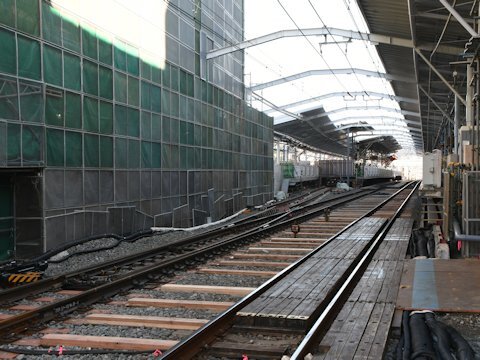 奥沢駅改良工事 2021年12月編の画像