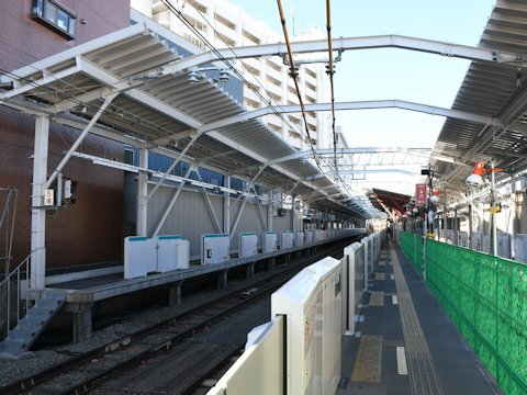 奥沢駅改良工事 2022年2月編 其の壱の画像