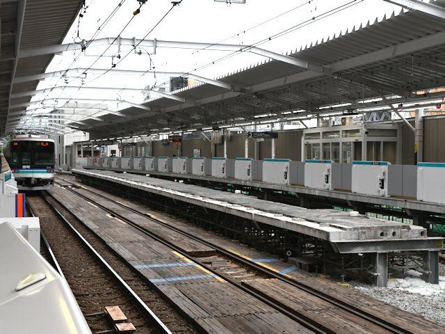 奥沢駅改良工事 2022年6月編の画像
