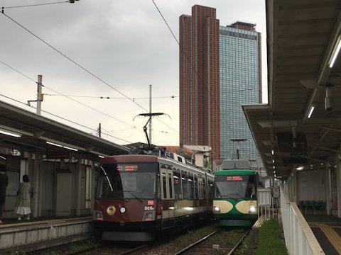 玉電開業110周年記念装飾電車運行の画像